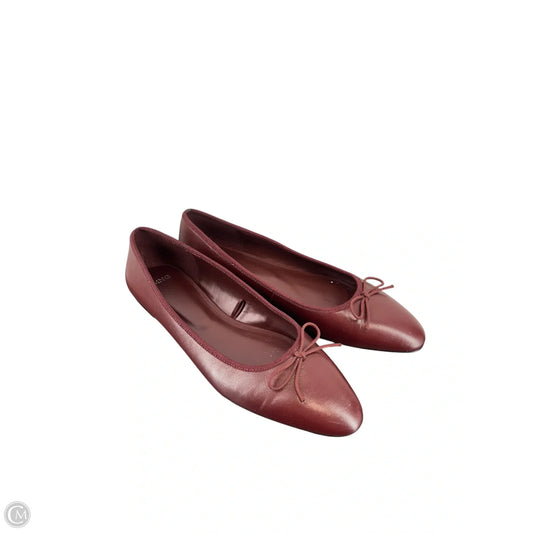 Shoes Flats By Mng In Red, Size: 10.5