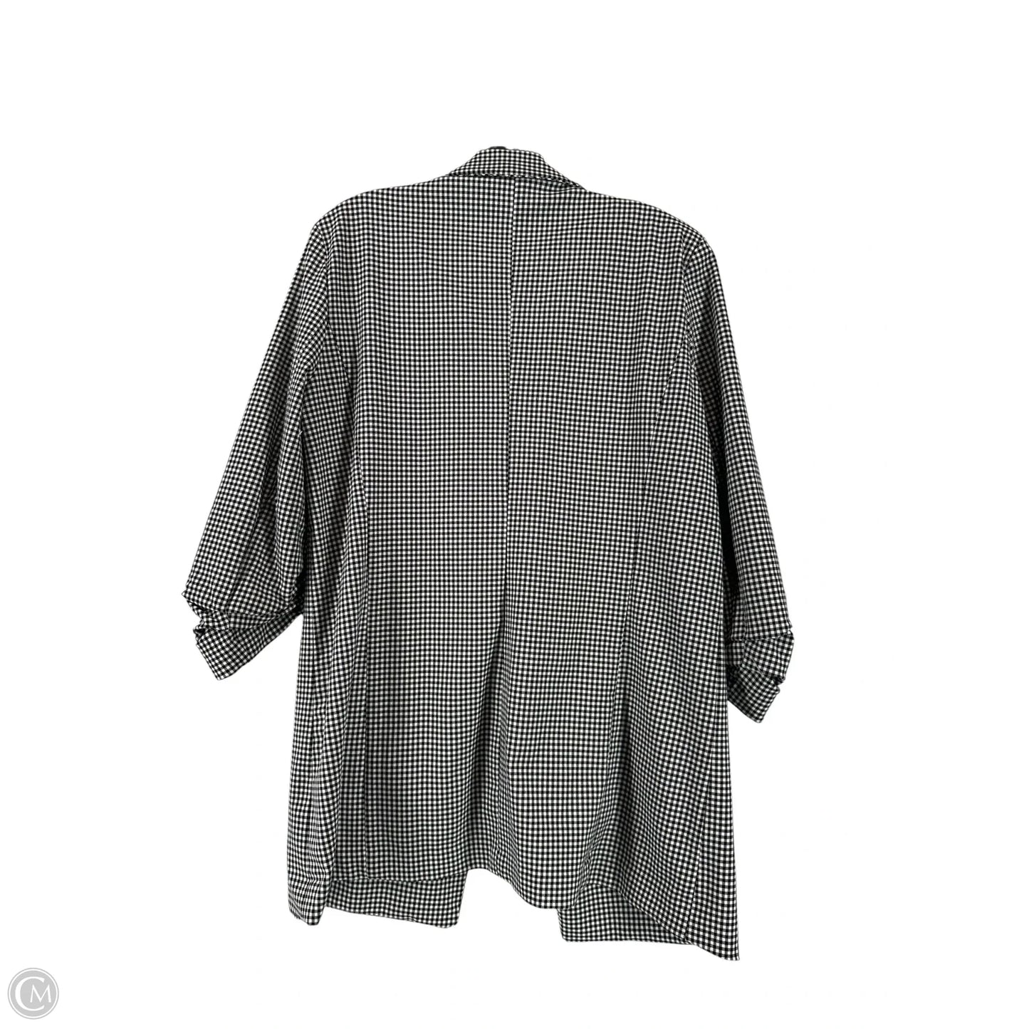 Blazer By Rachel Zoe In Plaid Pattern, Size: L