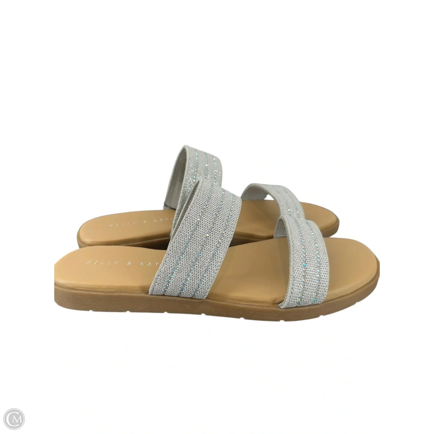 Sandals Flats By Kelly And Katie In Grey, Size: 9
