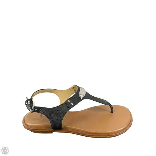 Sandals Designer By Michael Kors In Black, Size: 7