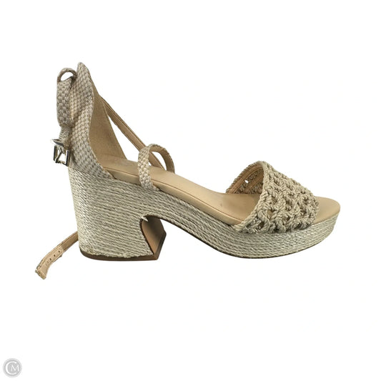 Shoes Heels Block By Vince Camuto In Cream, Size: 8