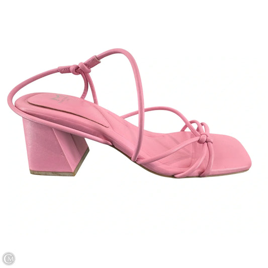 Shoes Heels Block By Marc Fisher In Pink