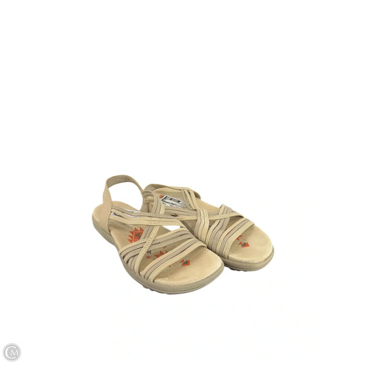 Sandals Flats By Skechers In Cream, Size: 7.5