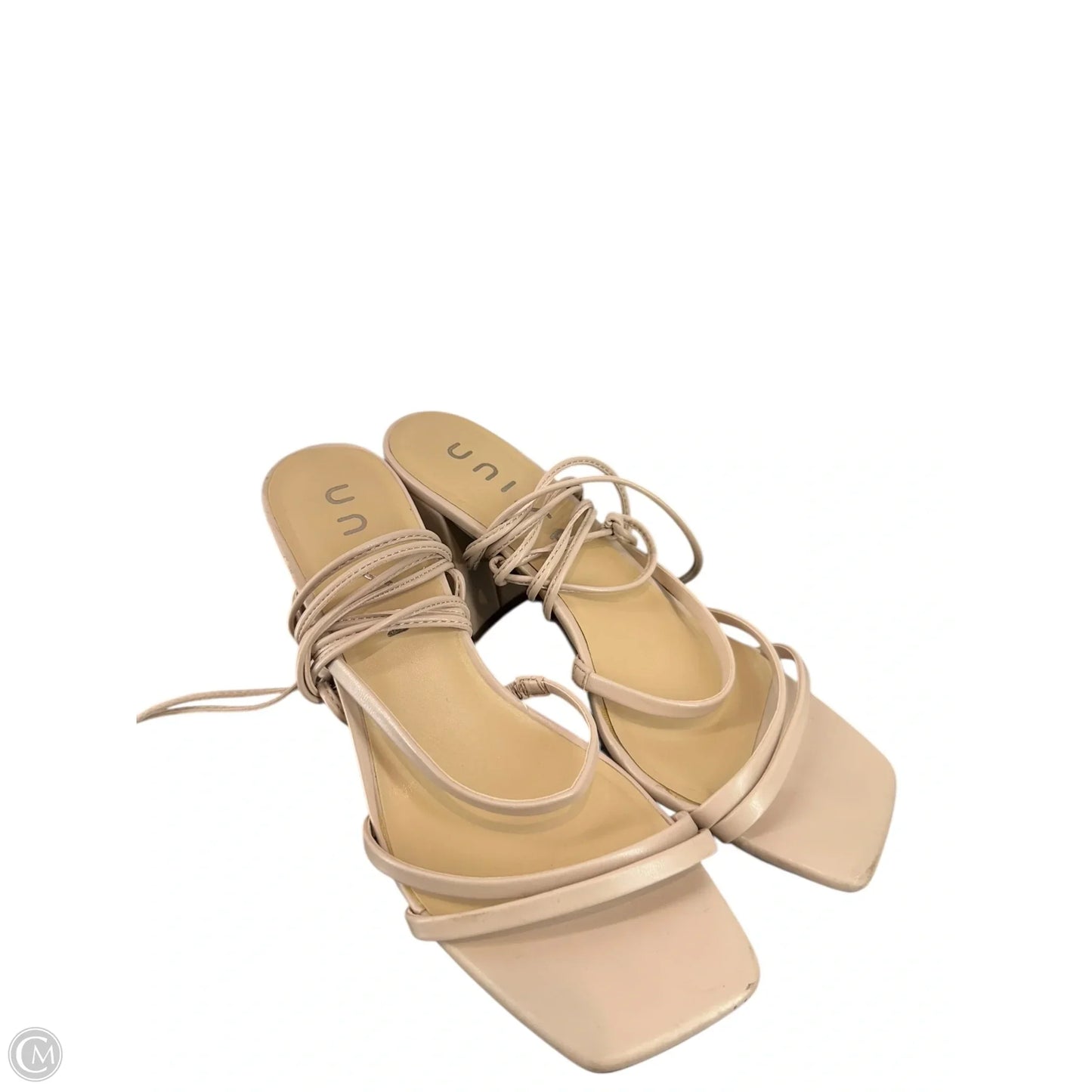 Shoes Heels Block By Unisa In Pink, Size: 7.5