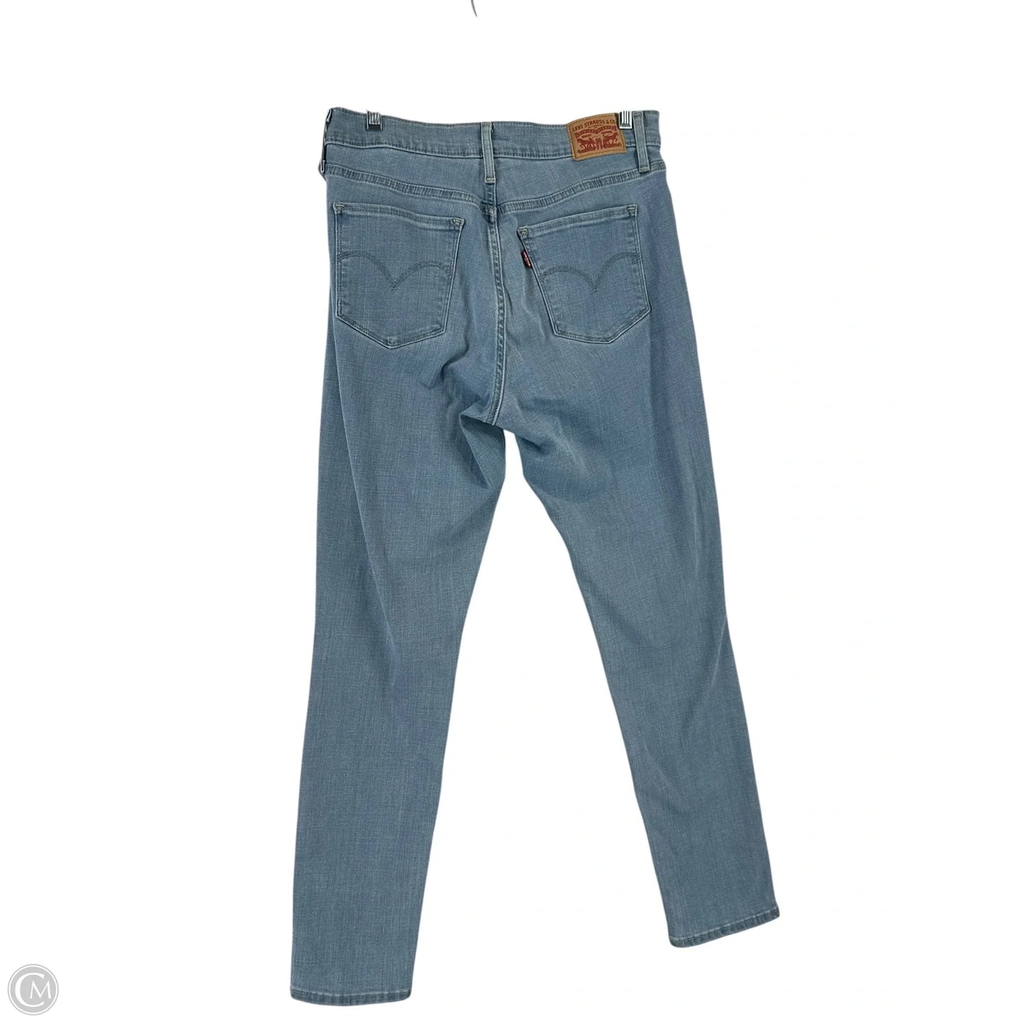 Jeans Skinny By Levis In Blue, Size: 10