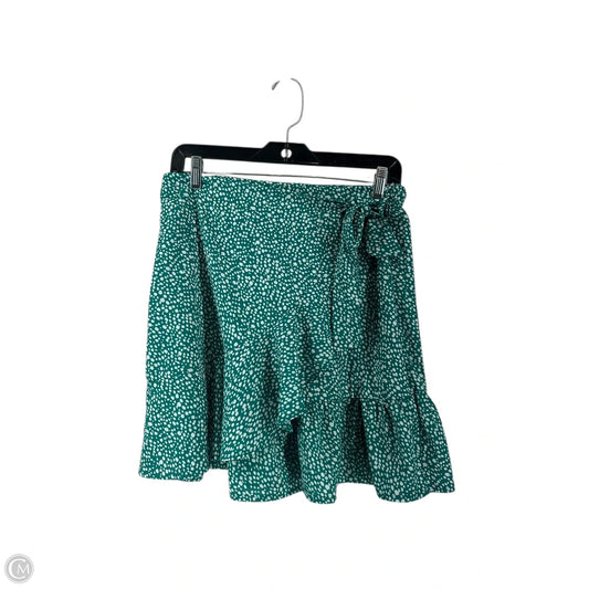 Skirt Midi By Shein In Green, Size: Xl