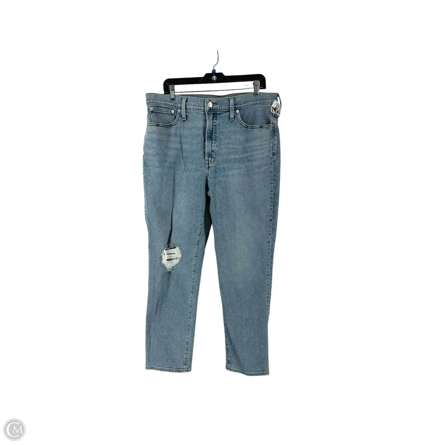 Jeans Straight By Madewell In Navy, Size: 12