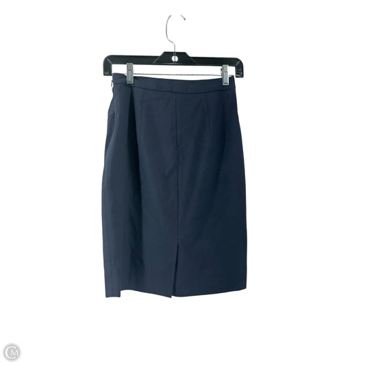 Skirt Midi By Limited In Navy, Size: 0p
