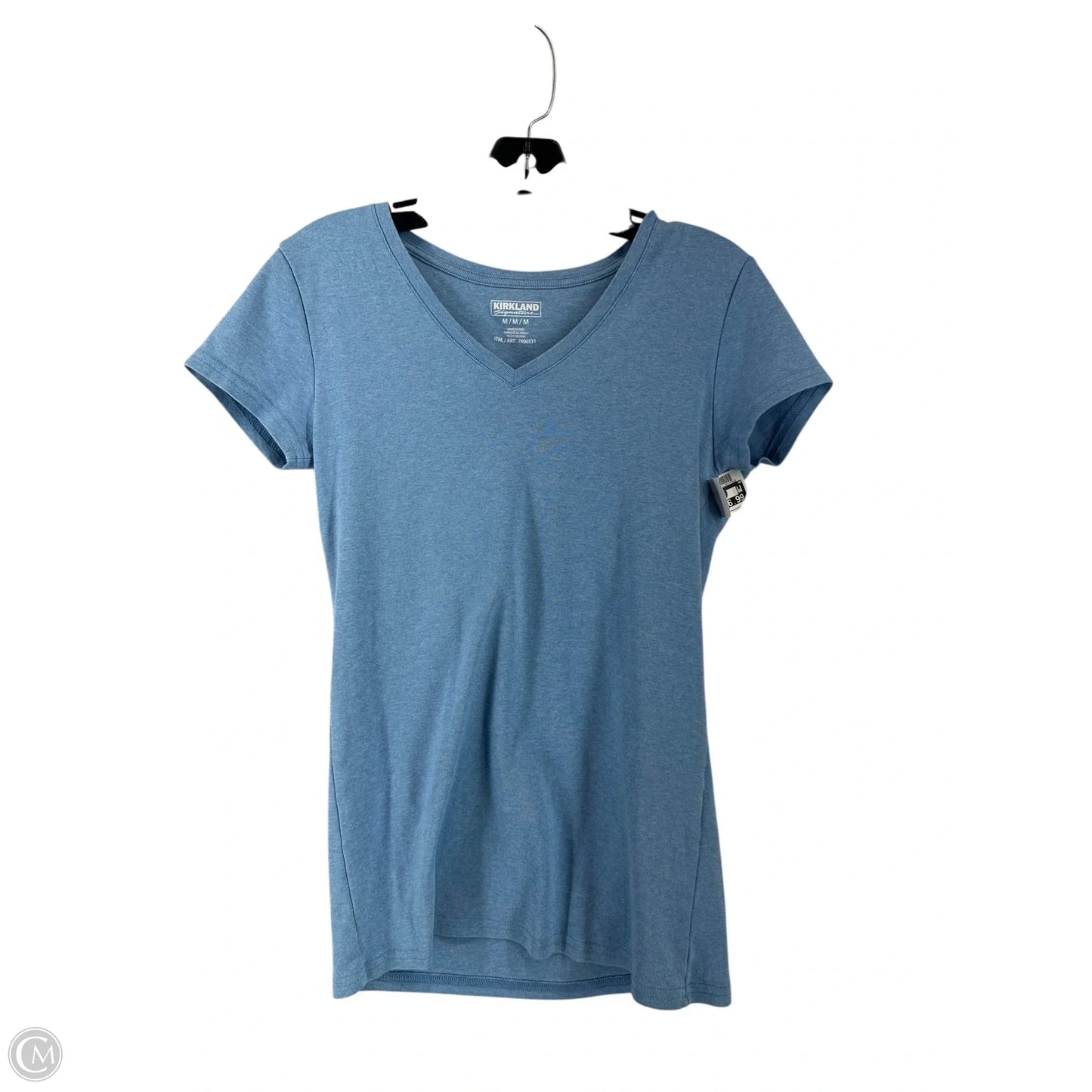 Top Short Sleeve Basic By Kirkland In Teal, Size: M