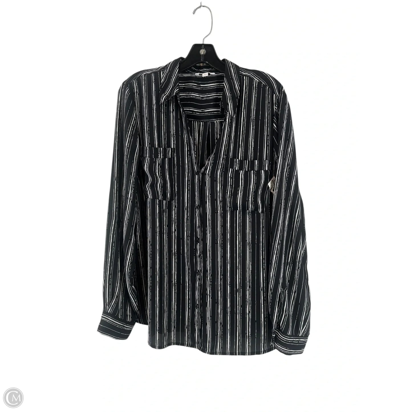 Top Long Sleeve Basic By Candies In Black, Size: Xl