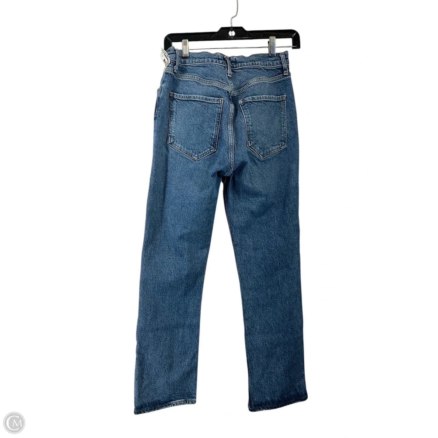 Jeans Straight By Agolde In Blue Denim, Size: 26