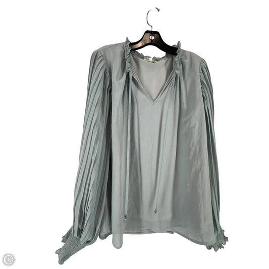 Top Long Sleeve By Entro In Blue, Size: L