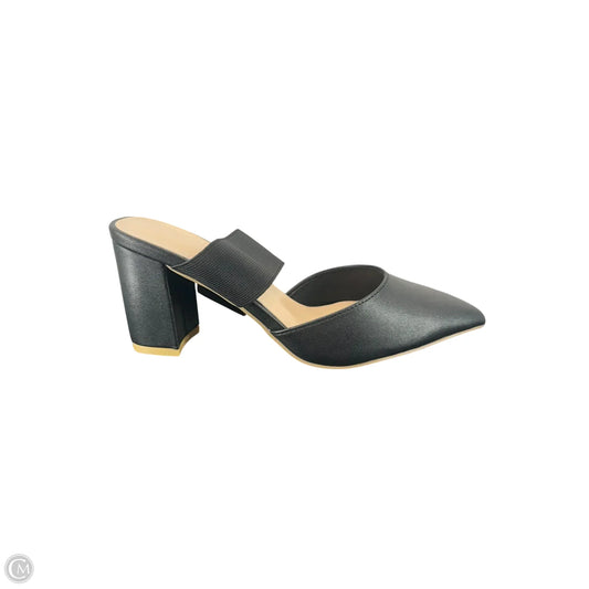Shoes Heels Block By Clothes Mentor In Black, Size: 10