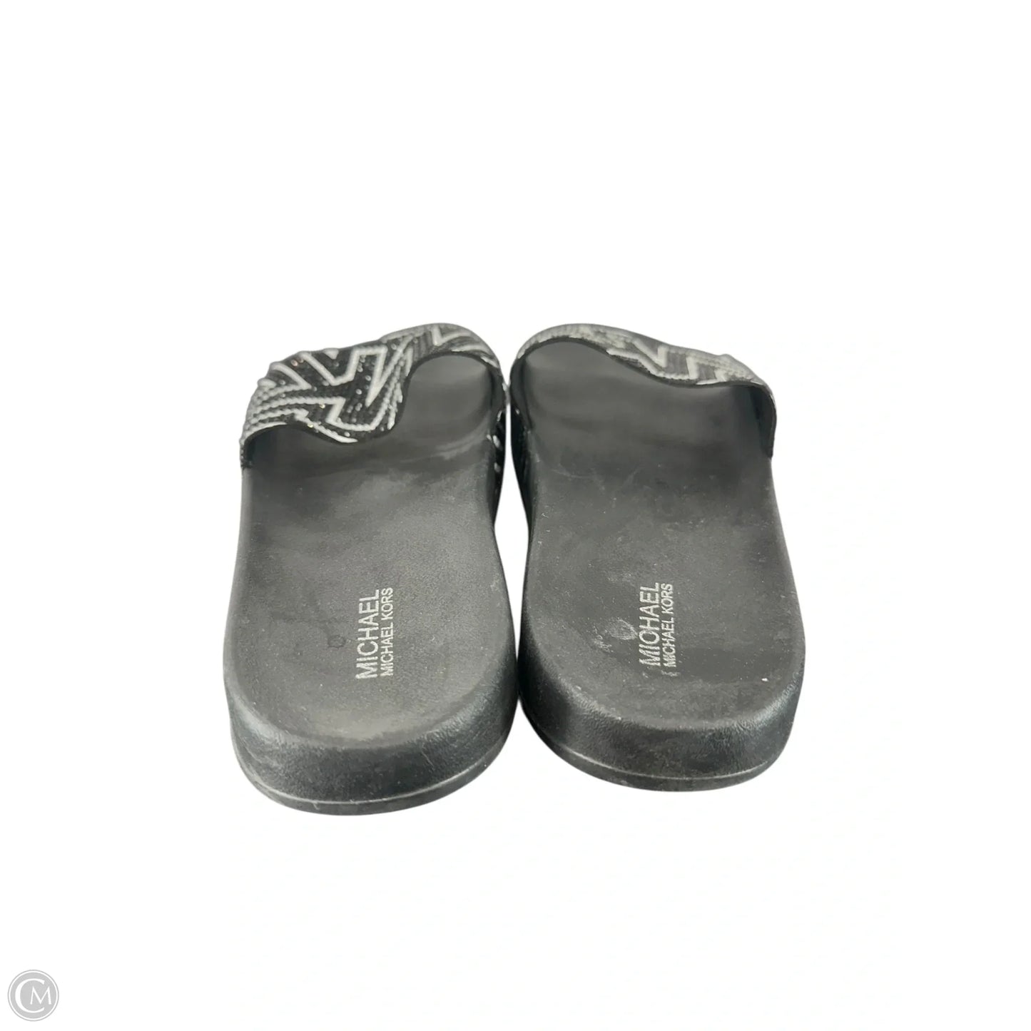 Sandals Flats By Michael By Michael Kors In Black, Size: 7