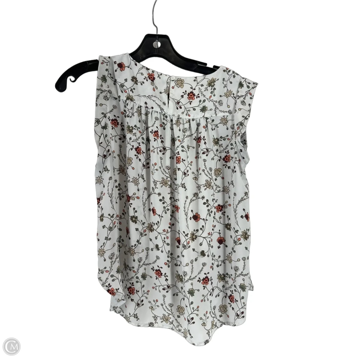 Top Sleeveless By Loft In White, Size: Xsp