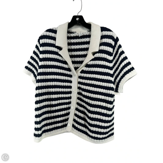 Cardigan By Old Navy In Blue & White, Size: Xl