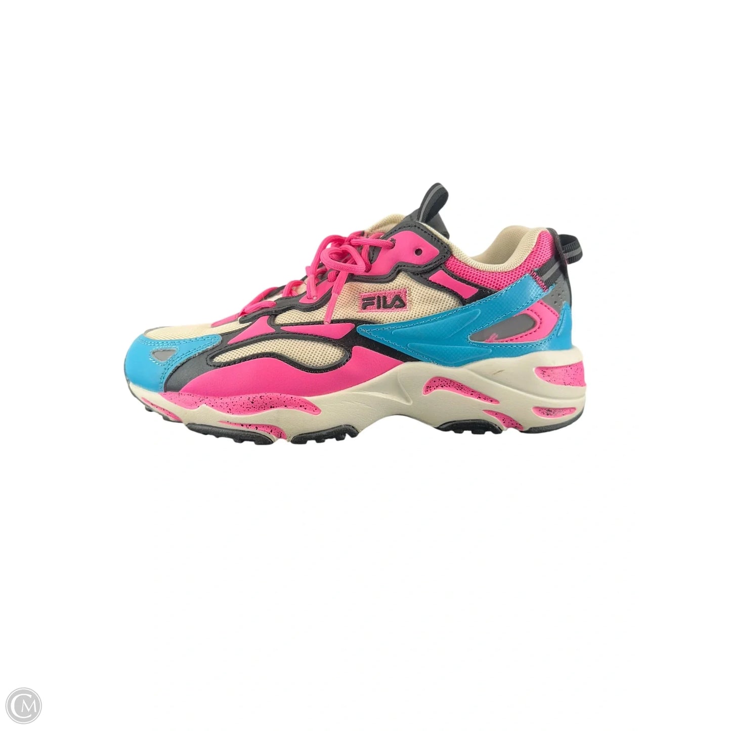 Shoes Sneakers By Fila In Blue & Pink, Size: 8.5