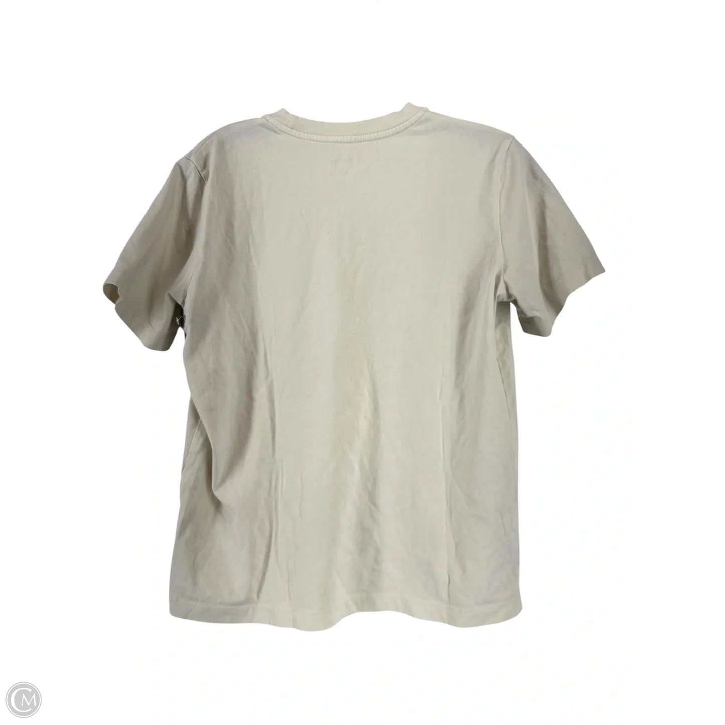 Top Short Sleeve Designer By Coach In Beige, Size: Xs
