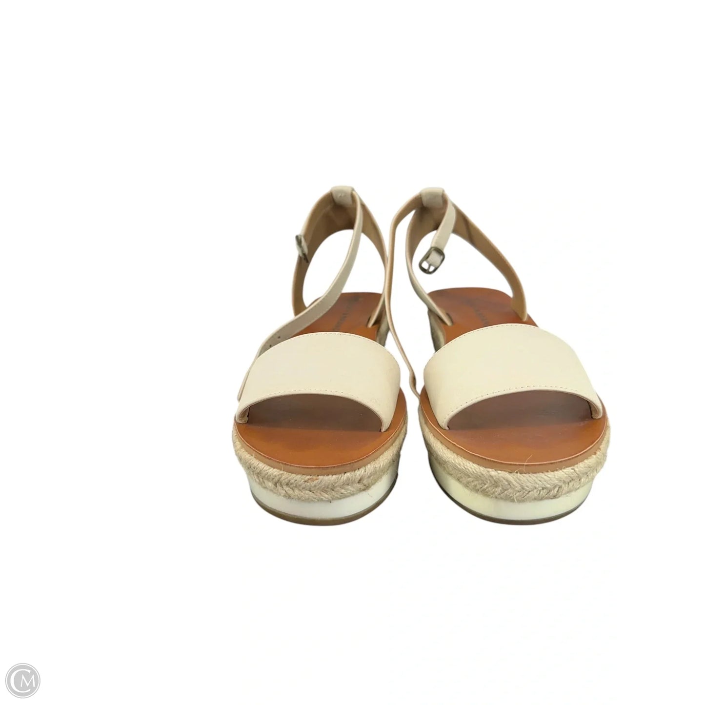 Sandals Heels Platform By Lucky Brand In Cream, Size: 7.5