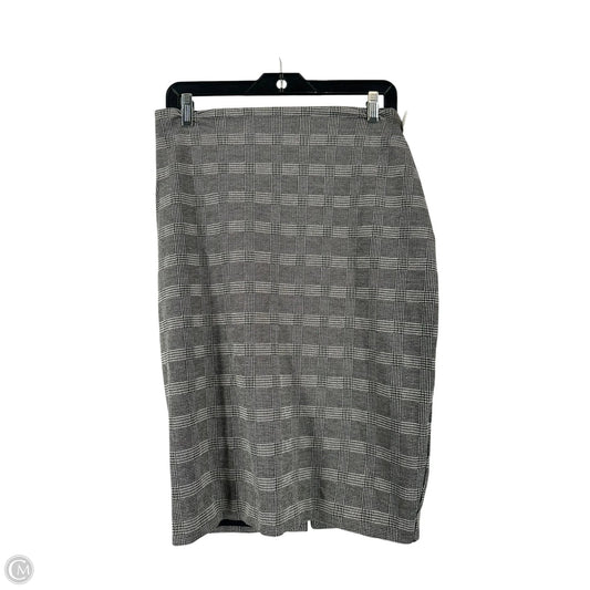 Skirt Midi By Express In Grey, Size: M