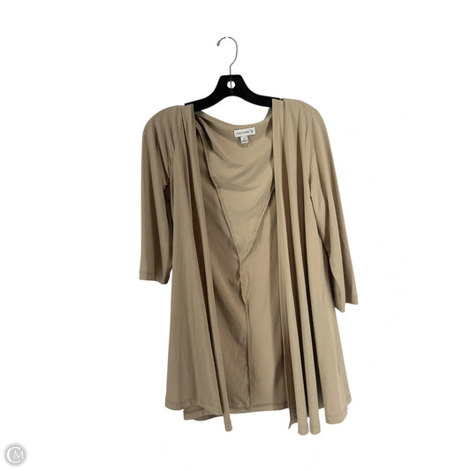 Kimono By Susan Graver In Cream, Size: Xs