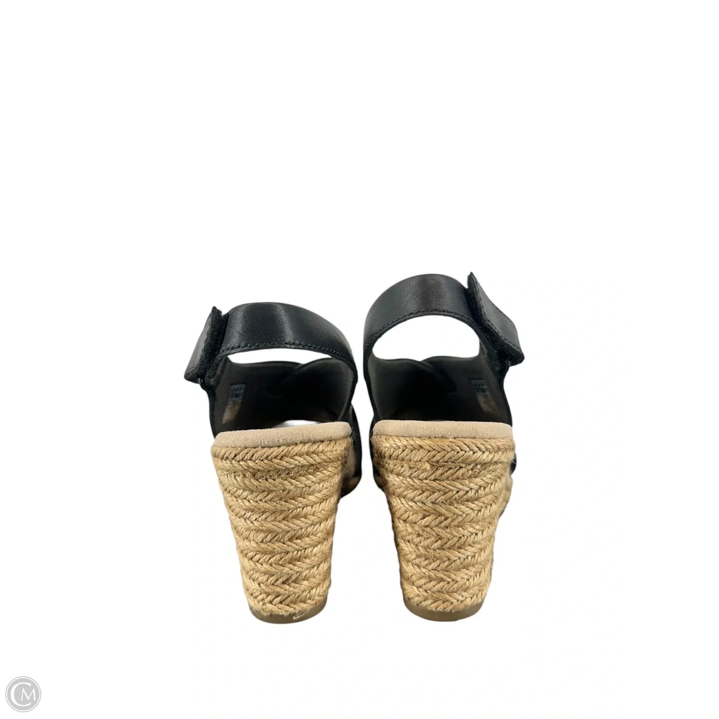 Sandals Heels Block By Clarks In Black, Size: 5.5