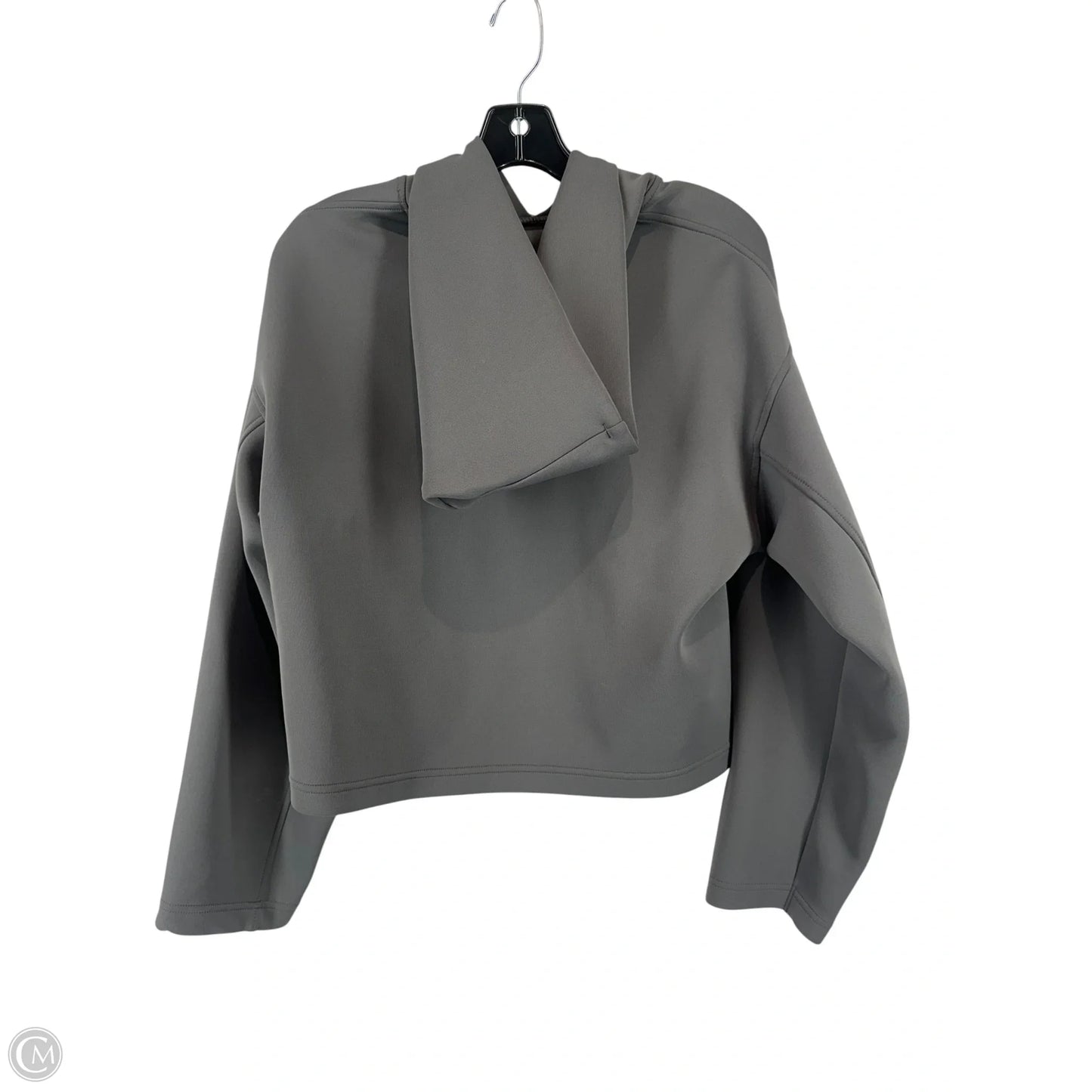 Sweatshirt Hoodie By Uniqlo In Grey, Size: S