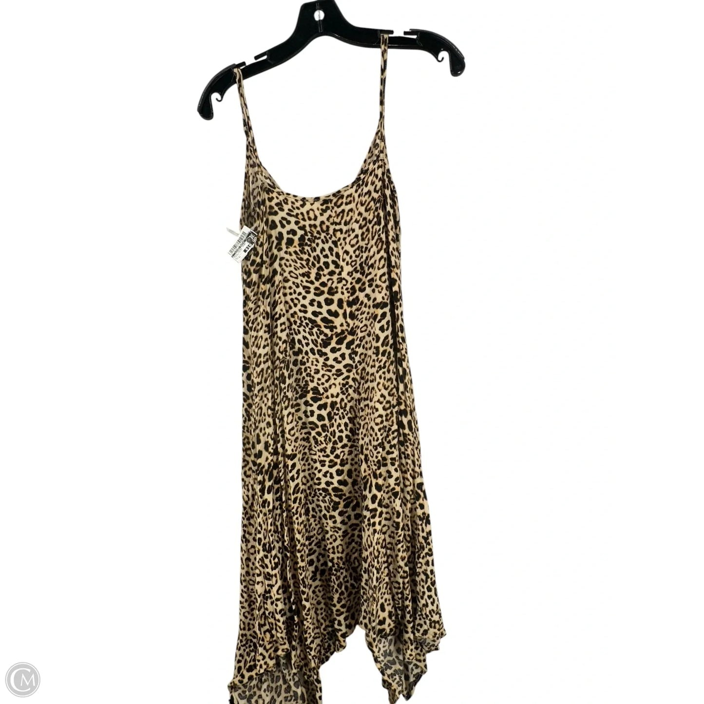 Dress Casual Short By Clothes Mentor In Leopard Print, Size: Xl