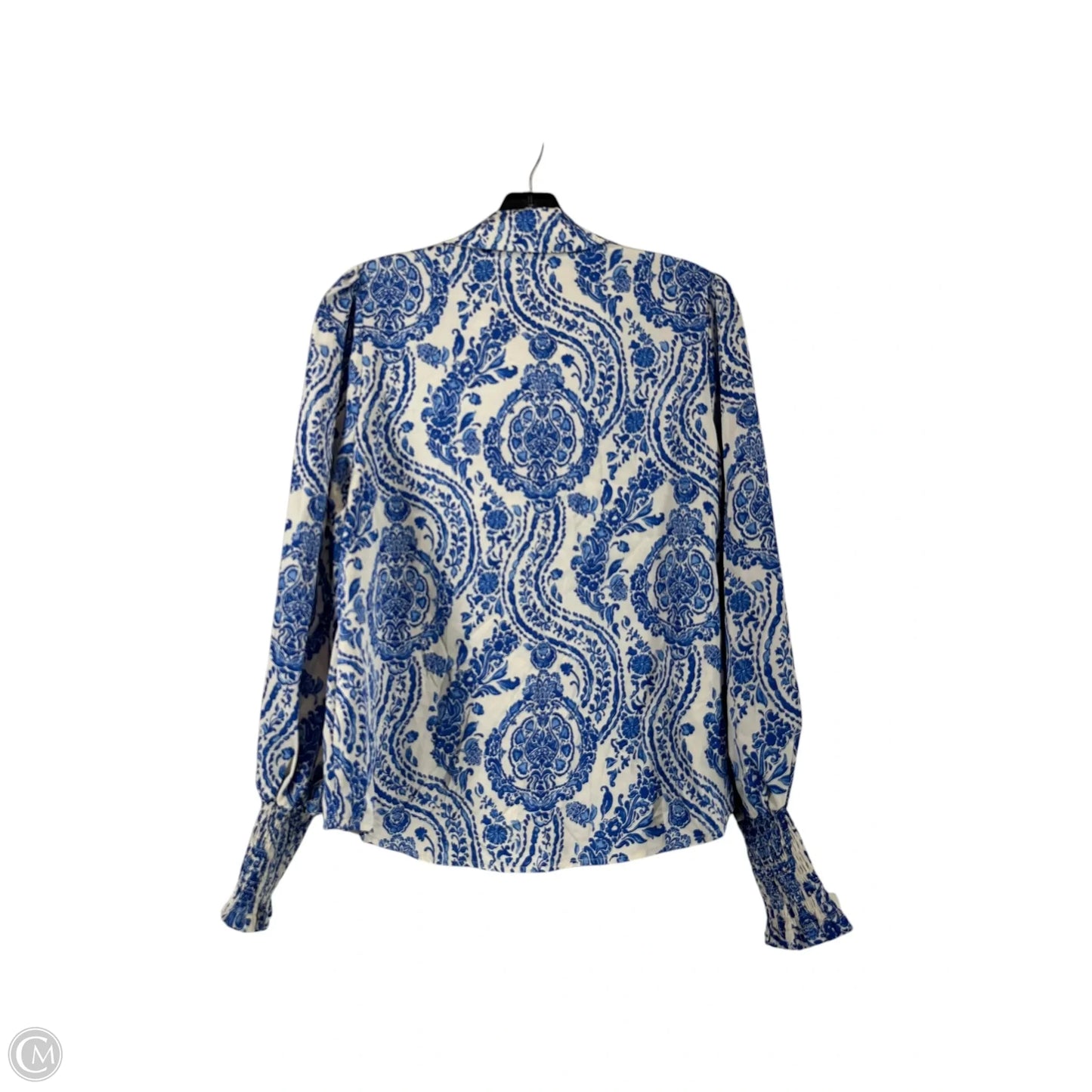 Top Long Sleeve By Entro In Blue, Size: S