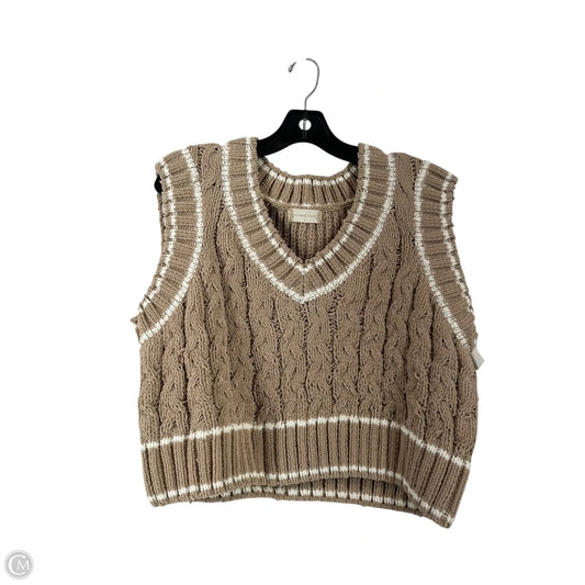 Vest Sweater By Altard State In Brown, Size: S