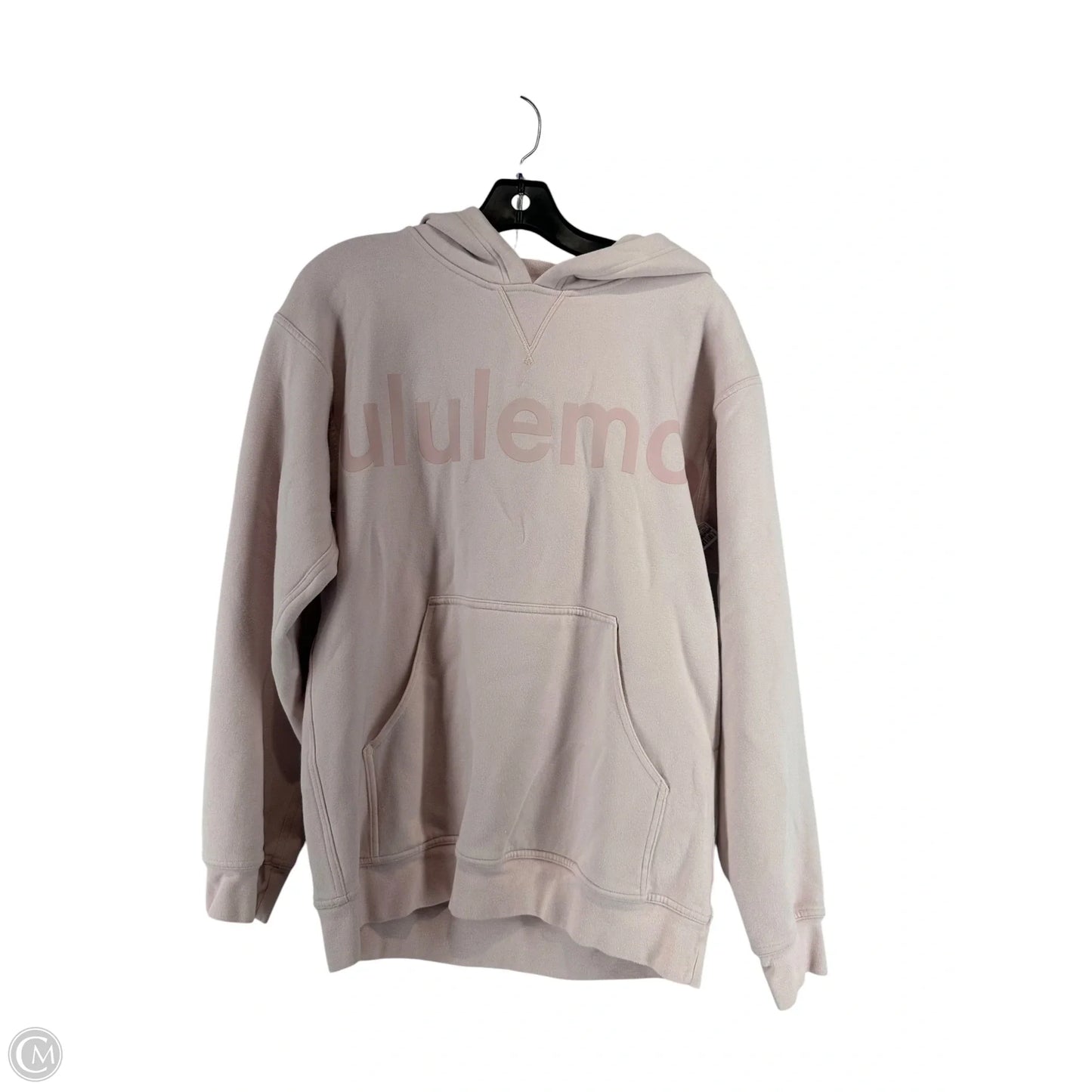 Sweatshirt Hoodie By Lululemon In Pink, Size: 8