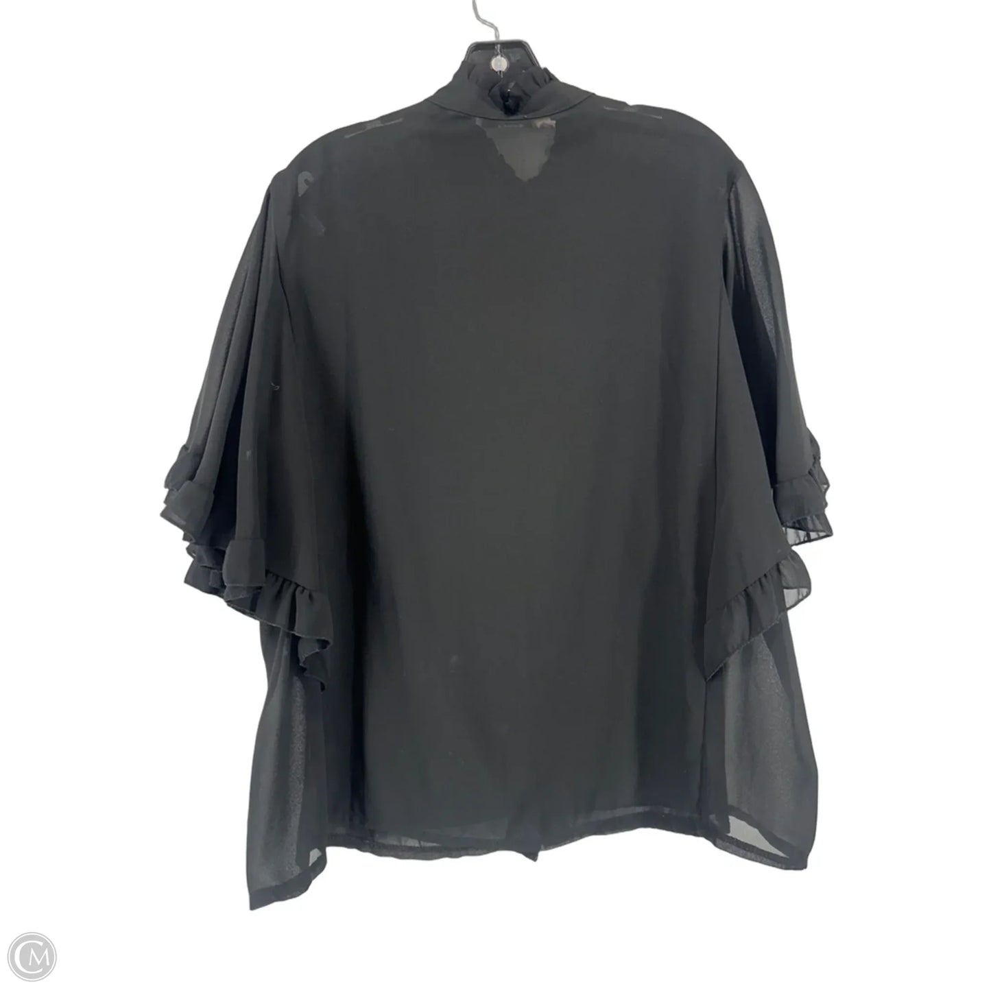 Top Short Sleeve By Boohoo Boutique In Black, Size: M