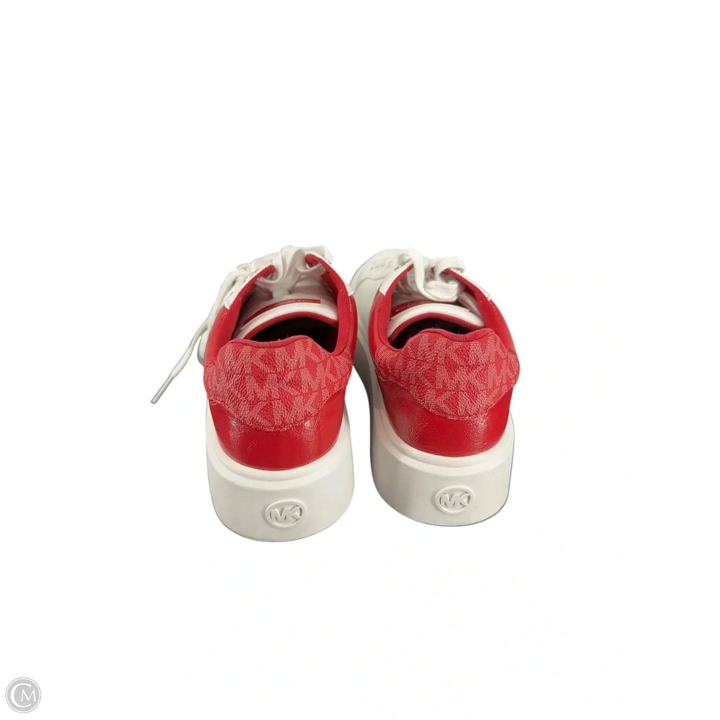 Shoes Designer By Michael Kors In Red & White, Size: 7