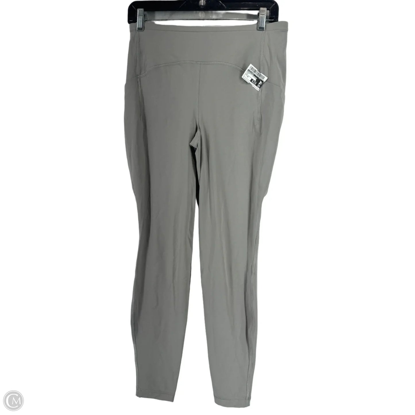 Athletic Leggings By Lululemon In Grey, Size: 10