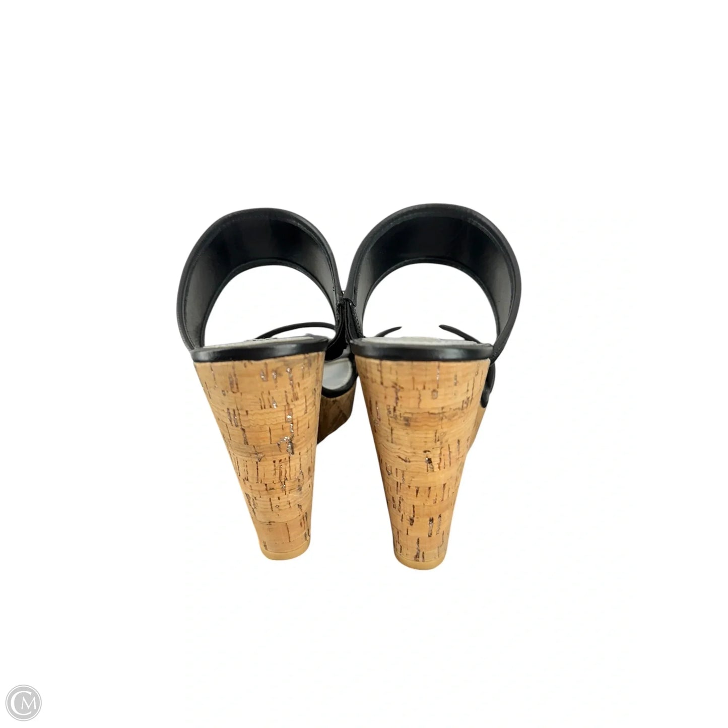Sandals Heels Wedge By White House Black Market In Black, Size: 8.5