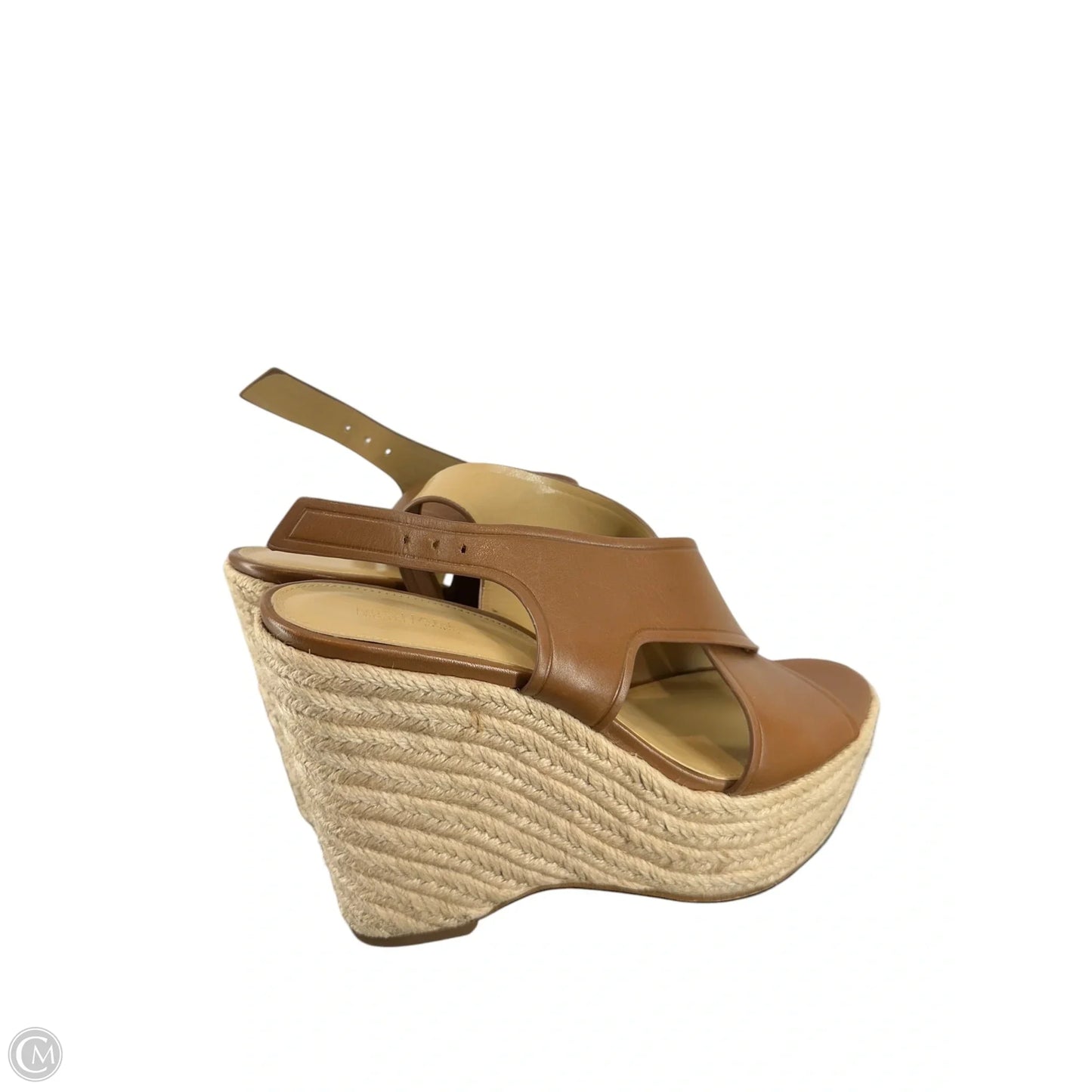 Sandals Heels Wedge By Michael By Michael Kors In Brown, Size: 8.5