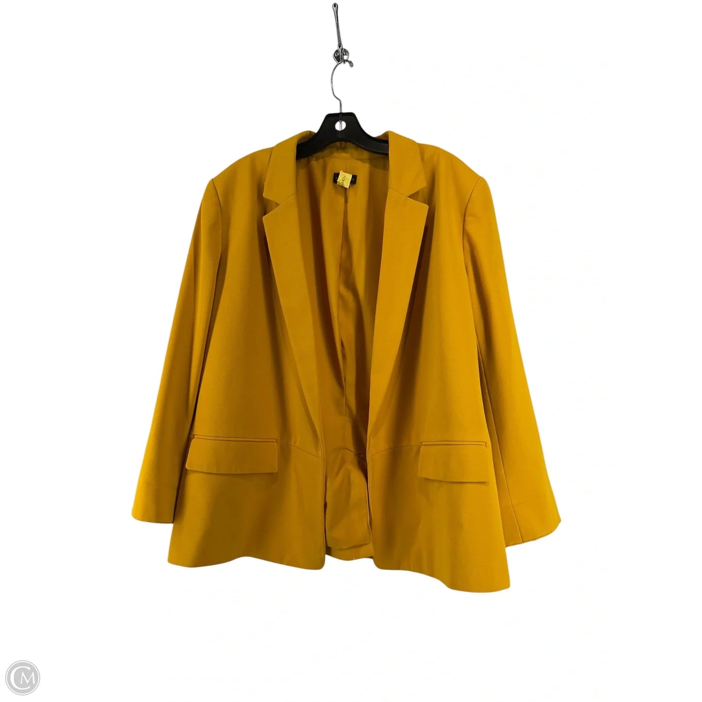 Blazer By Ann Taylor In Yellow, Size: Xl