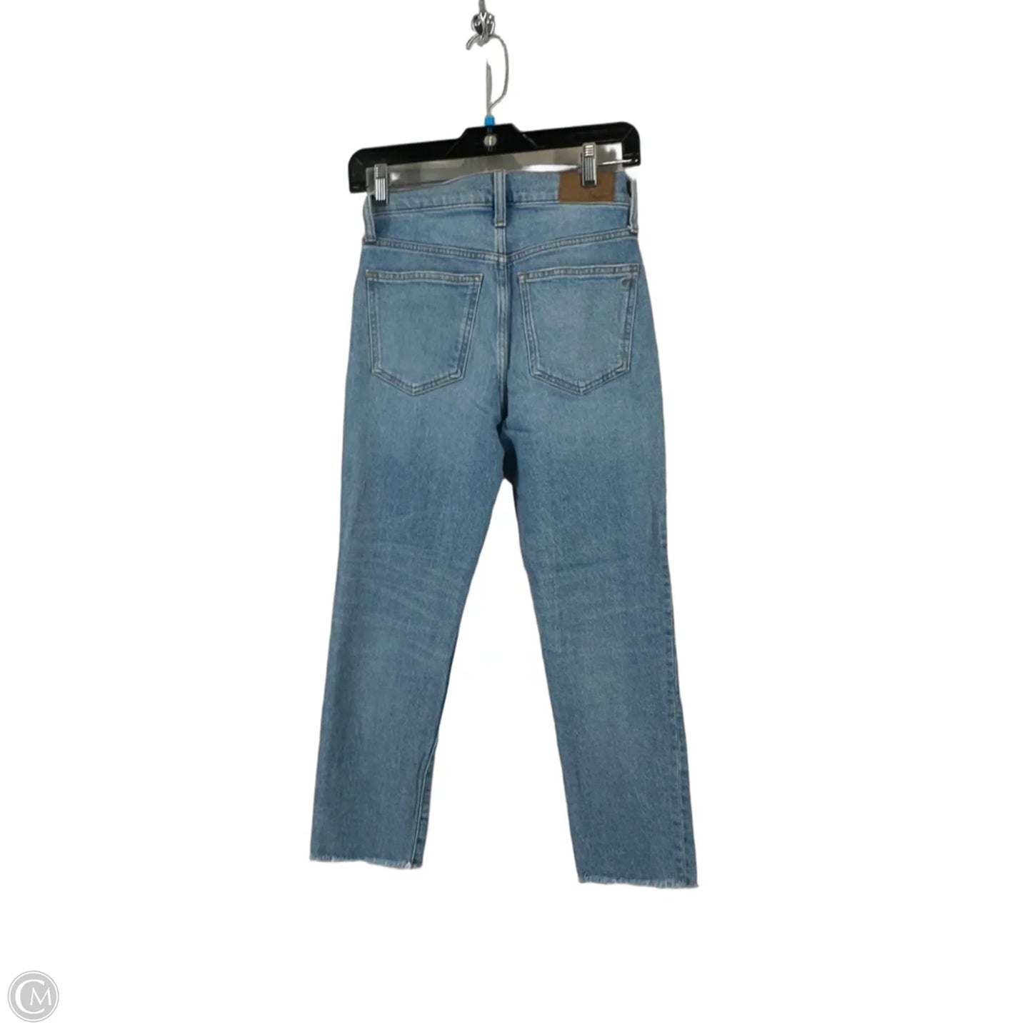 Jeans Straight By Madewell In Blue Denim, Size: 0