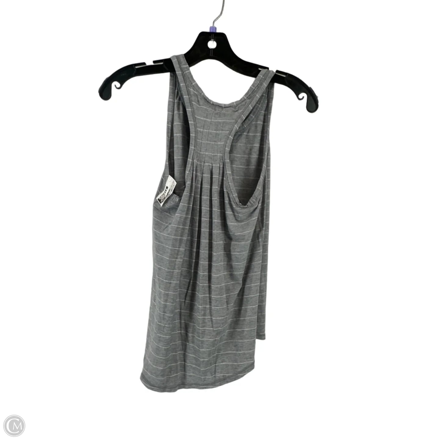 Athletic Tank Top By Lululemon In Grey & White, Size: S