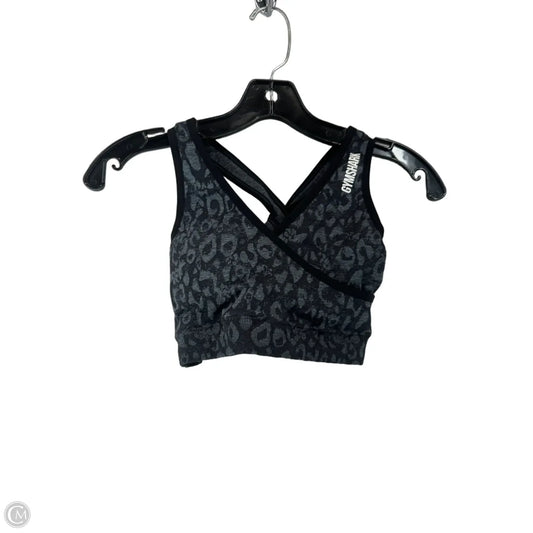 Athletic Bra By Gym Shark In Animal Print, Size: Xs