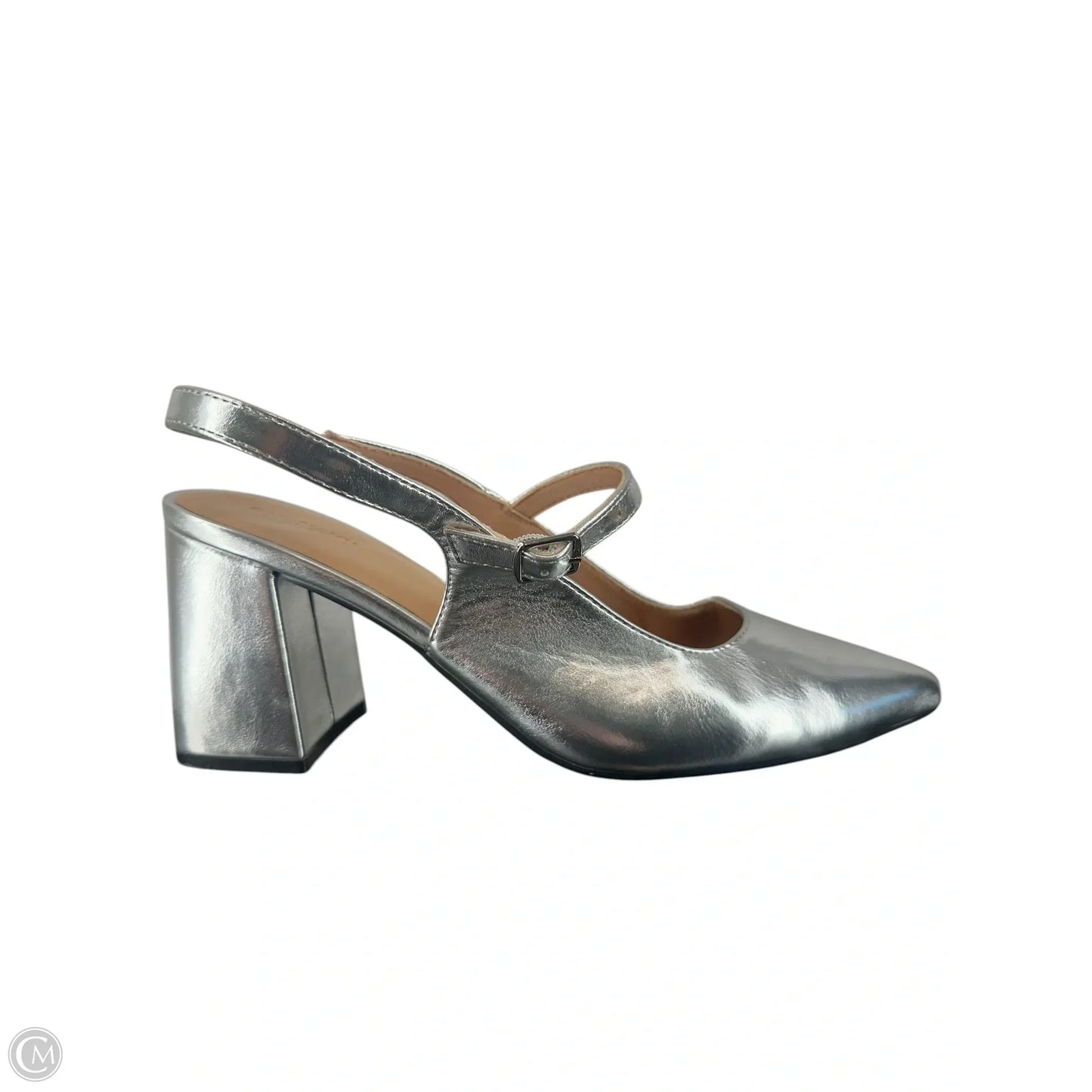 Shoes Heels Block By Old Navy In Silver, Size: 9