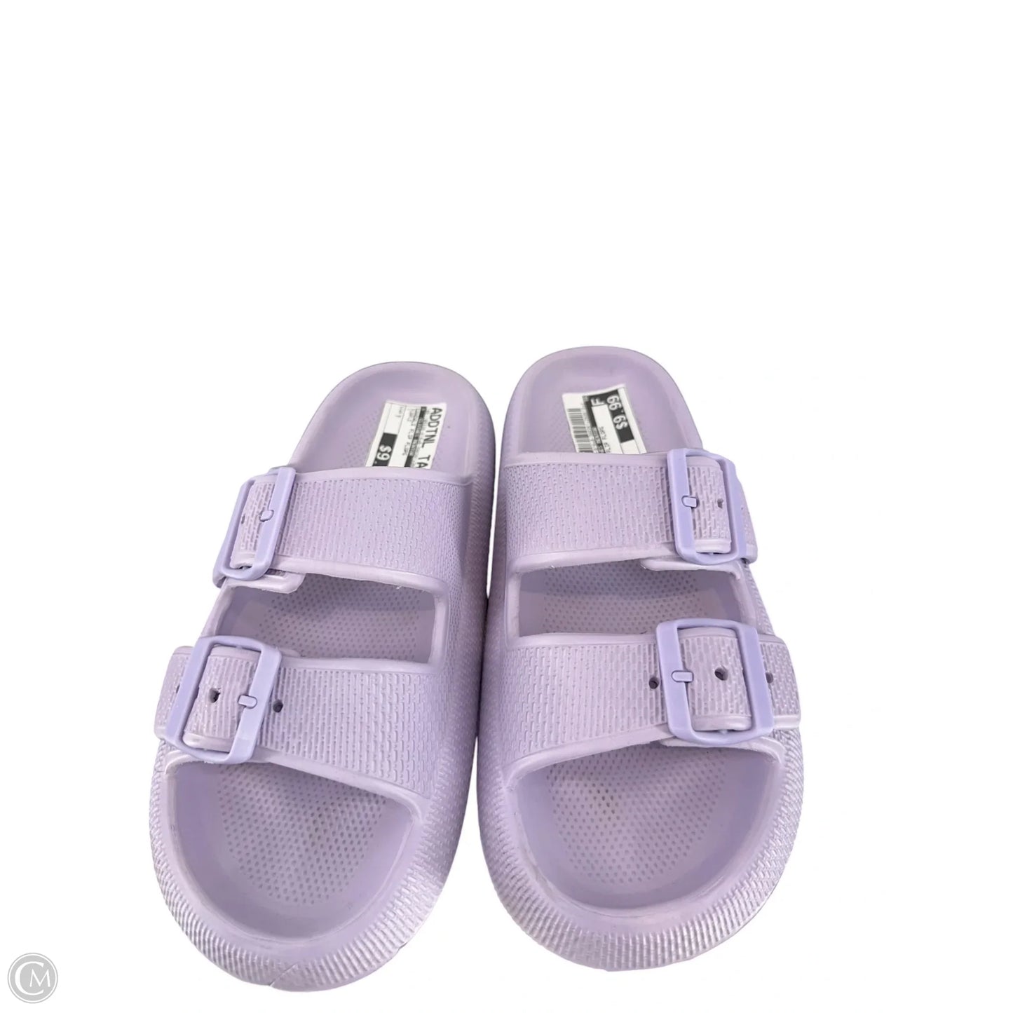 Sandals Flip Flops By Clothes Mentor In Purple, Size: 7