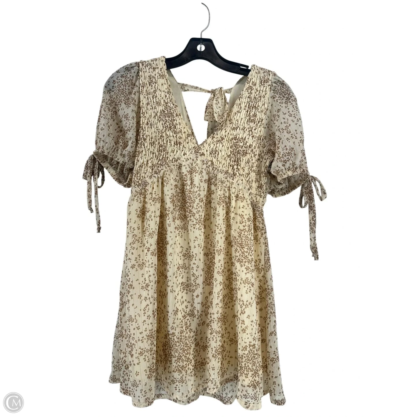 Dress Casual Short By Sienna Sky In Cream & White, Size: M