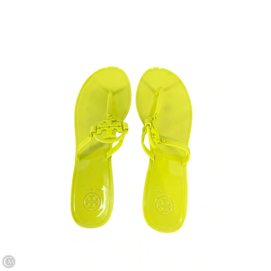 Sandals Designer By Tory Burch In Green, Size: 9