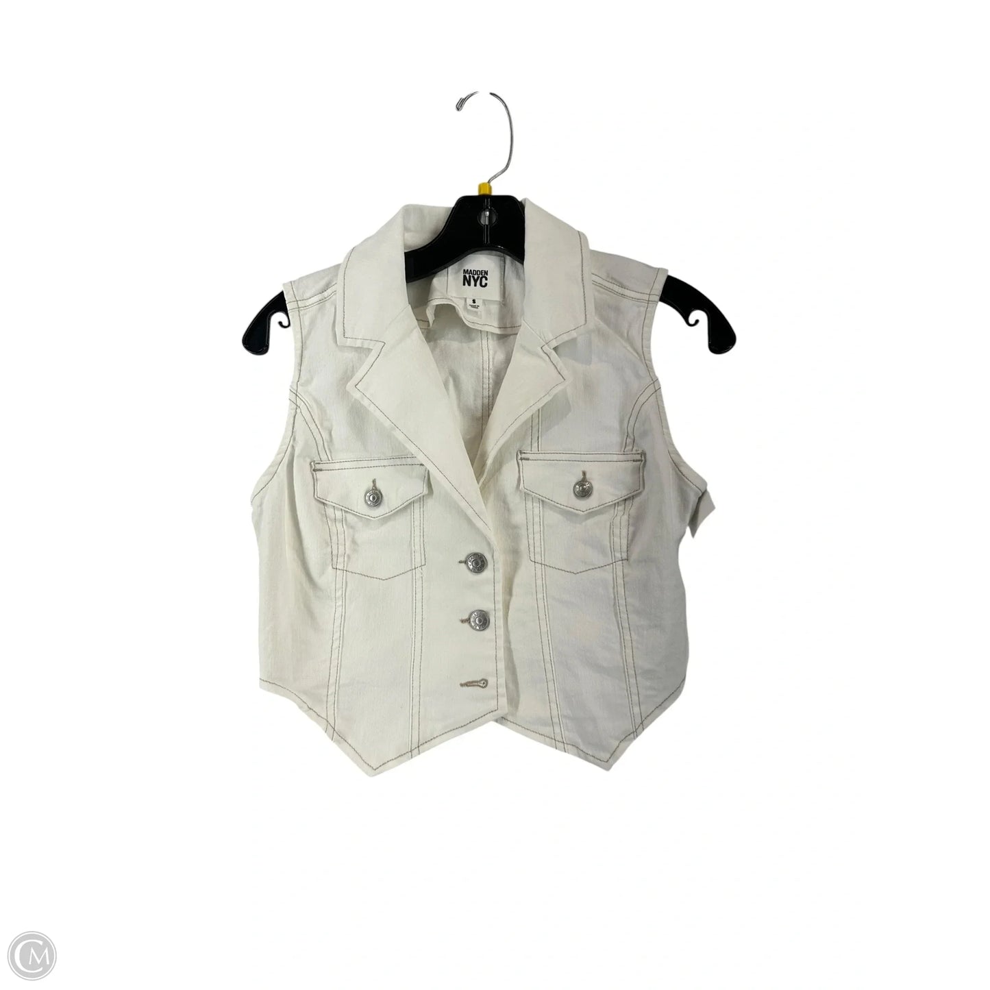 Top Sleeveless By Madden Girl In White, Size: S