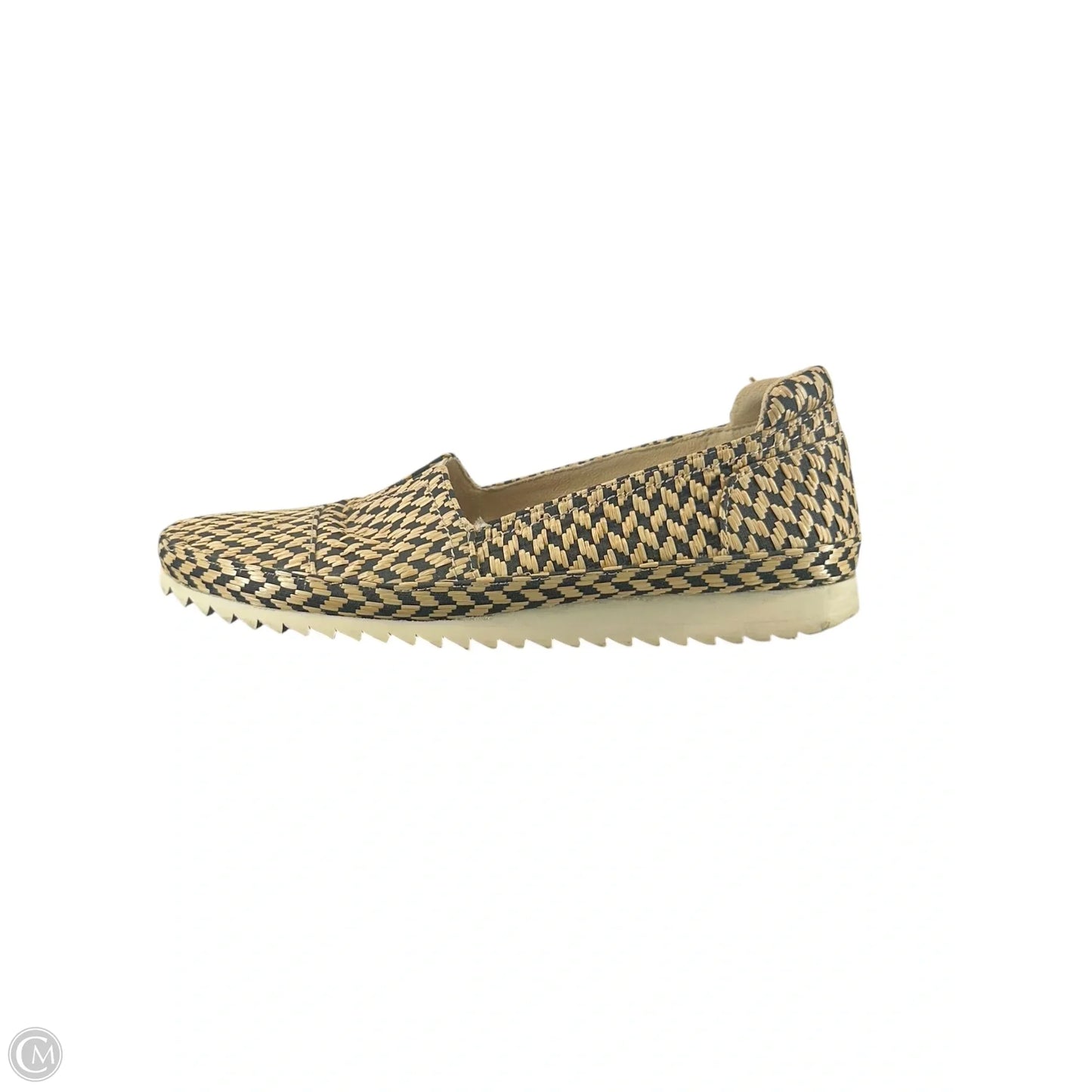 Shoes Flats By Vaneli In Tan & White, Size: 6.5