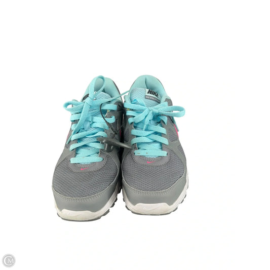 Shoes Athletic By Nike In Grey & Pink, Size: 9