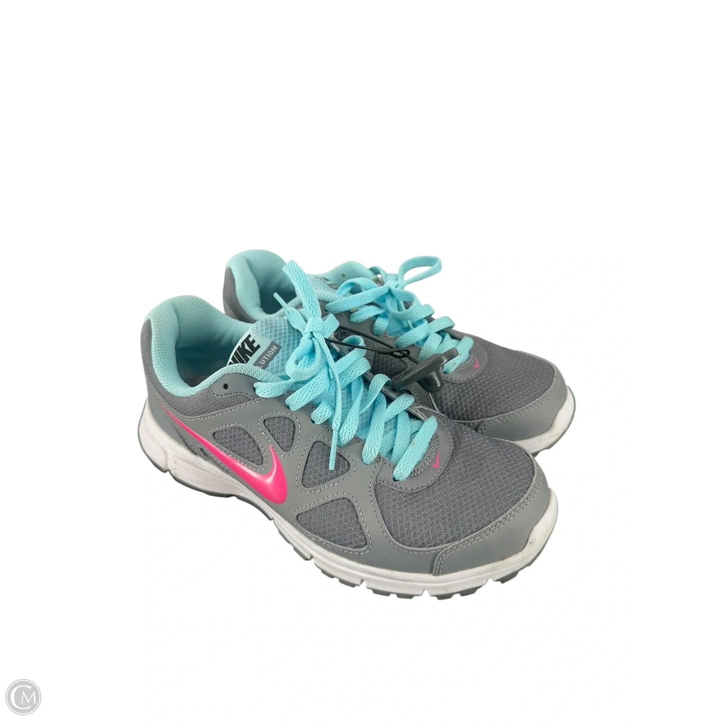 Shoes Athletic By Nike In Grey & Pink, Size: 9