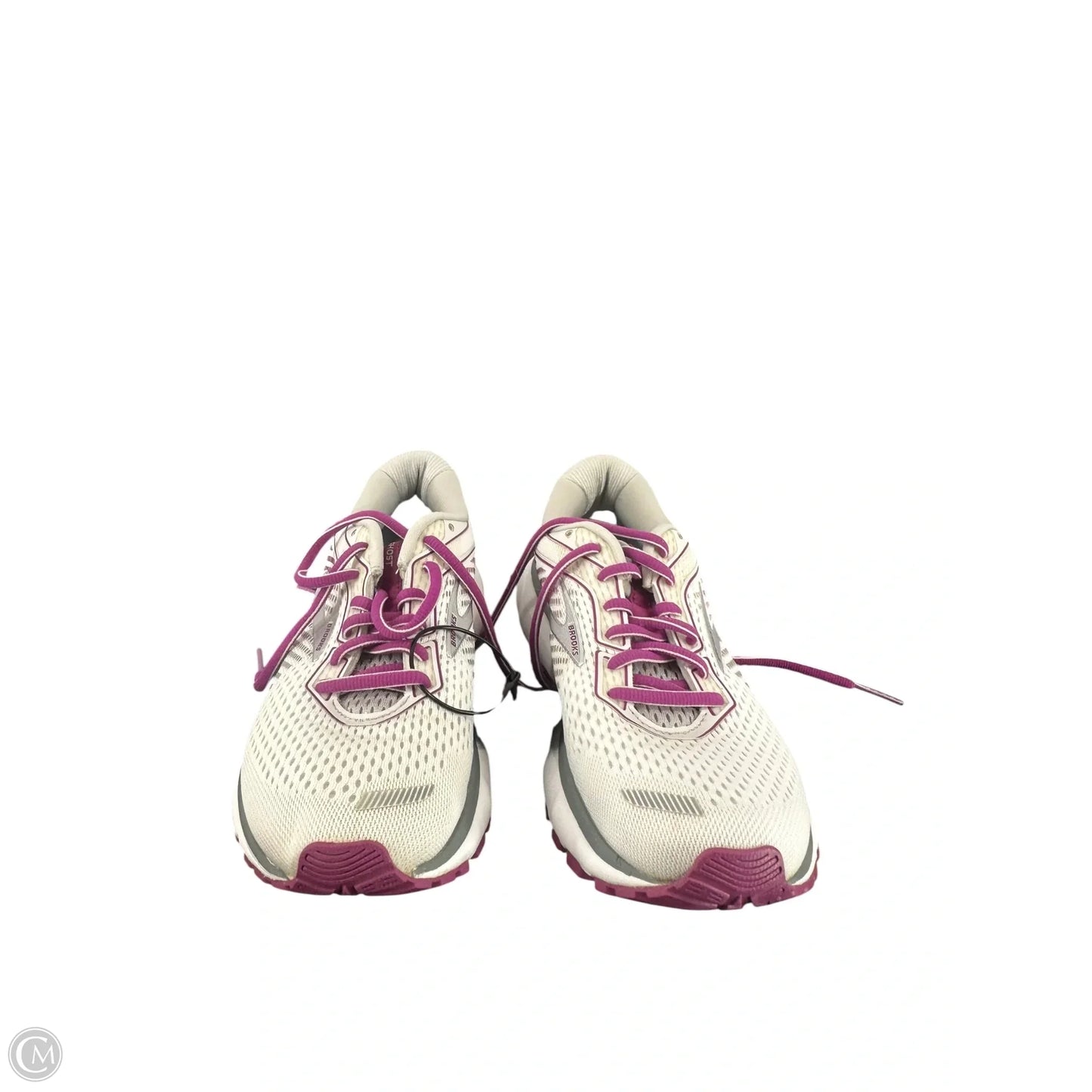 Shoes Athletic By Brooks In White, Size: 6