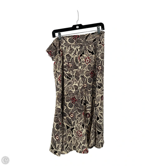 Skirt Maxi By Jones Wear In Brown, Size: L